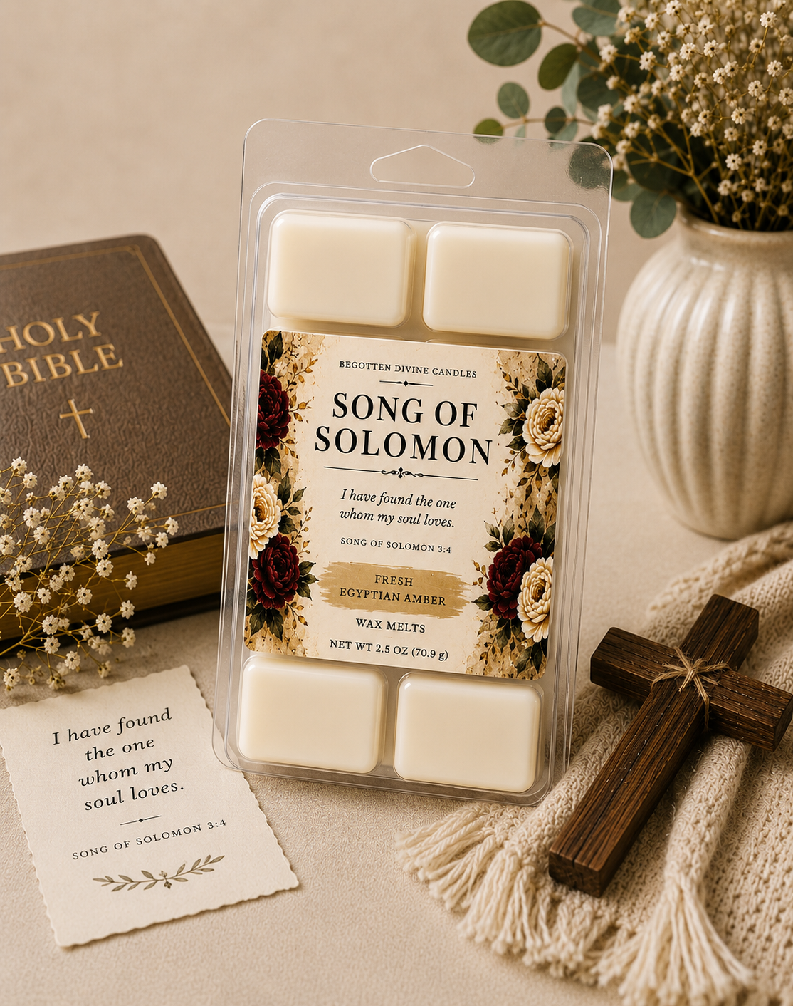 Song Of Solomon | 8 Cavity Wax Melt | 2.5 OZ