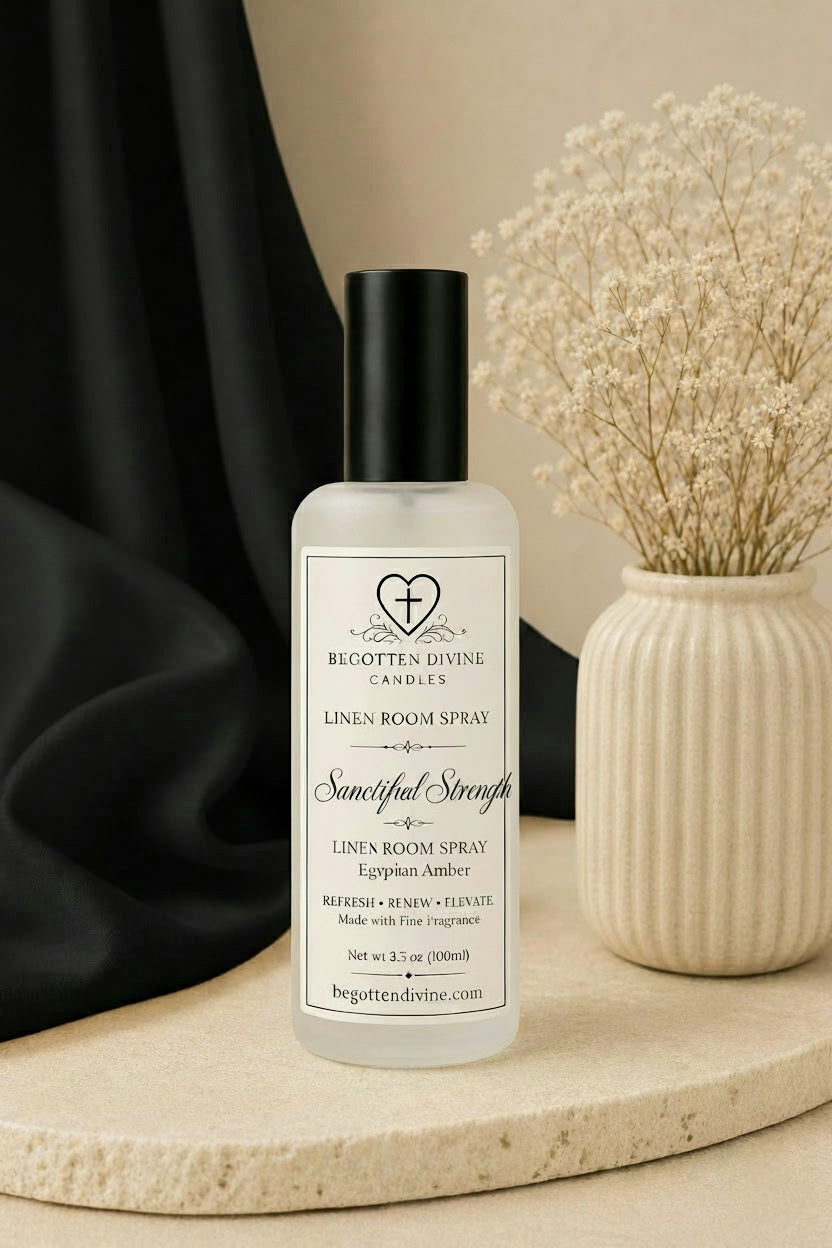 Sanctified Strength – Linen & Room Spray (Egyptian Amber) 3.5 oz (100 ml)