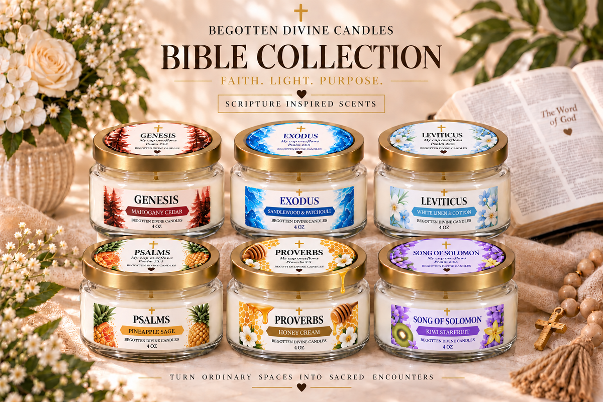 SCRIPTURE INSPIRED CANDLES