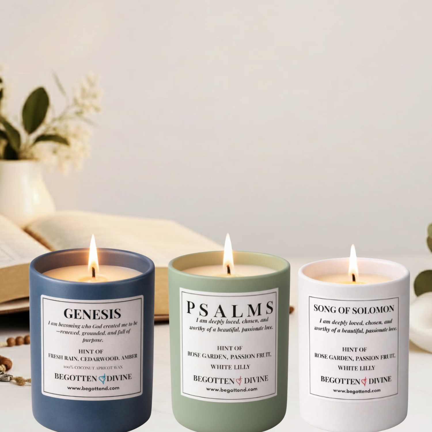 Self Reflection Faith Candles