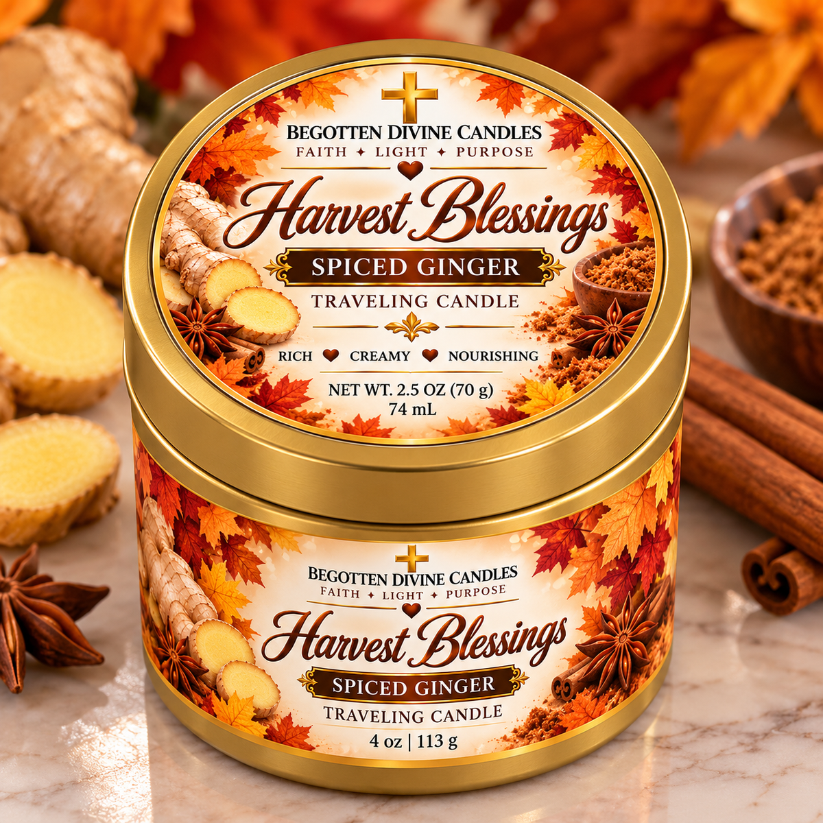 Seasonal Traveling Candles | 4 oz