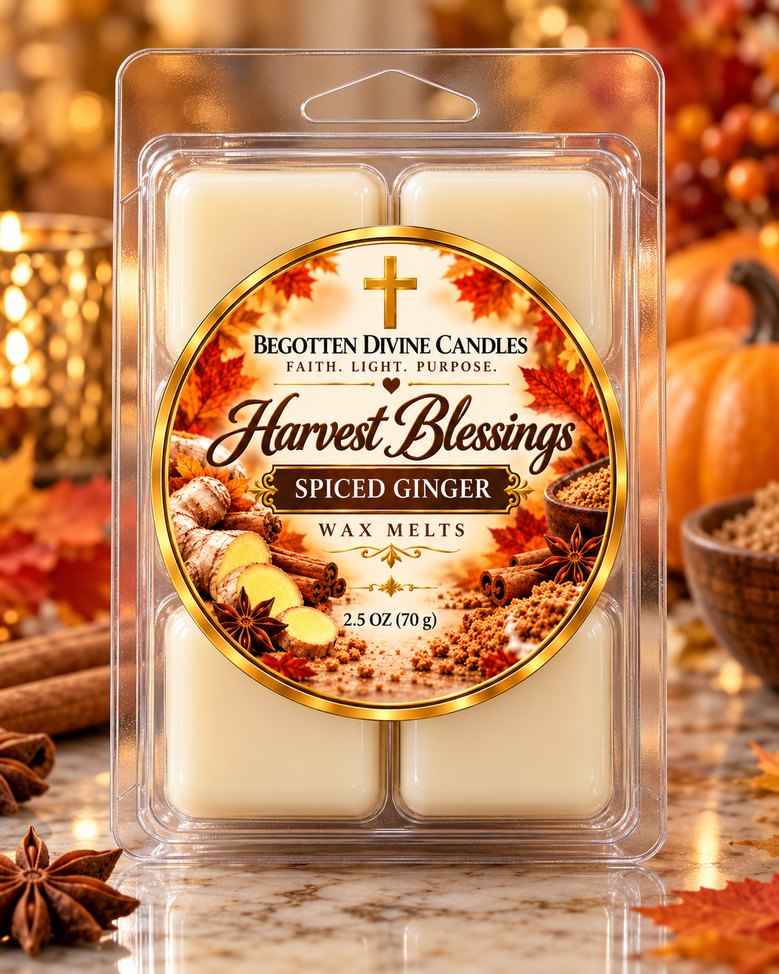 Seasonal Wax Melts | 6-Cube Clamshell