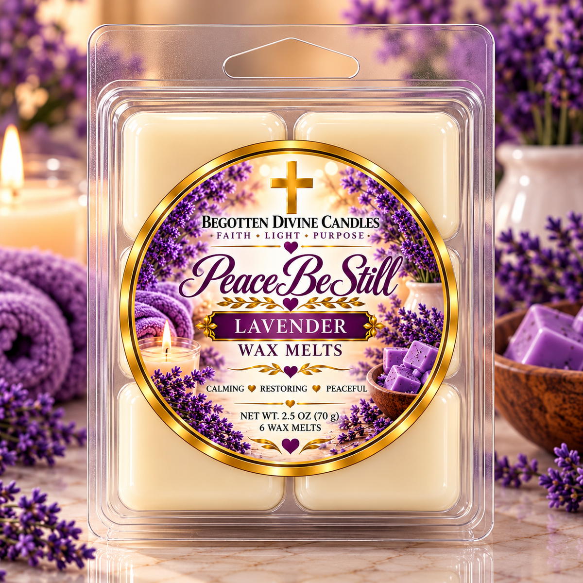 Seasonal Wax Melts | 6-Cube Clamshell