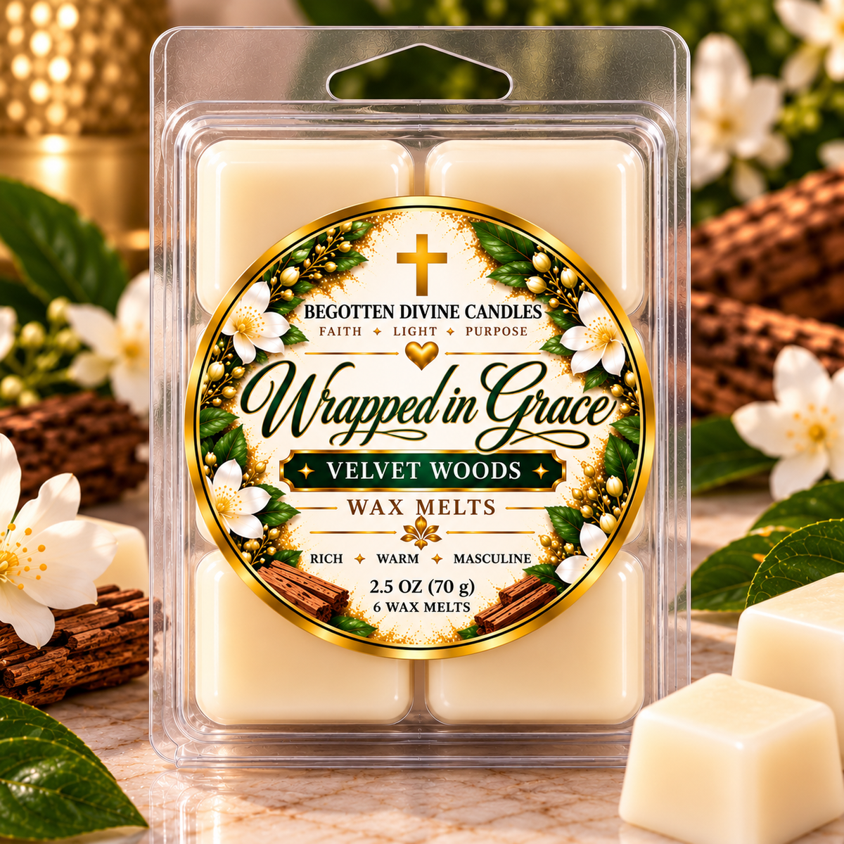 Seasonal Wax Melts | 6-Cube Clamshell