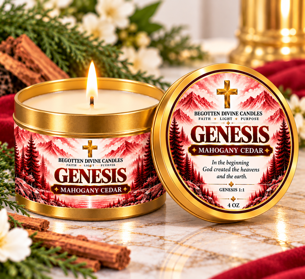 Scripture-Inspired Traveling Candles