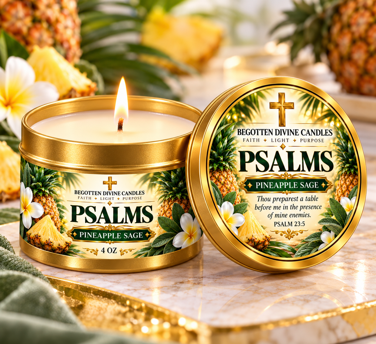 Scripture-Inspired Traveling Candles
