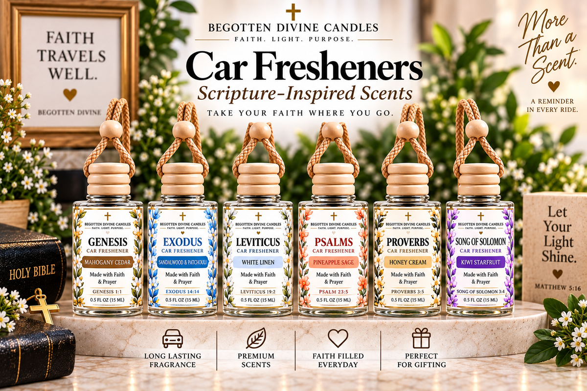 Faith Inspired Car Fresheners | 0.5 FL OZ