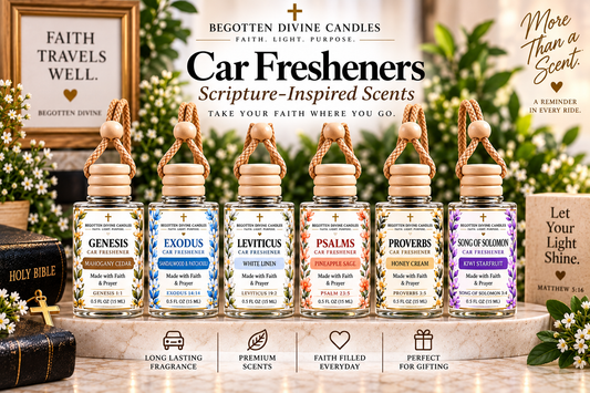 Faith Inspired Car Fresheners | 0.5 FL OZ