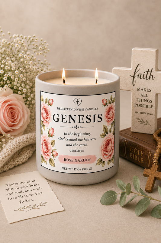 Genesis | Double Wick Soy Wax | 12 OZ Candle