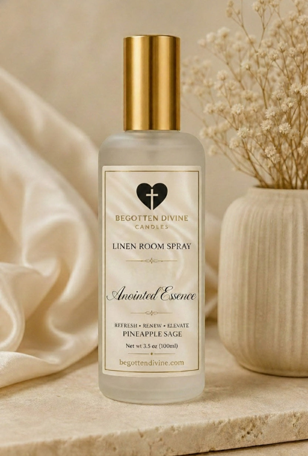 Anointed Essence - Linen & Room Spray (Pineapple Sage)   3.5 oz (100 ml)