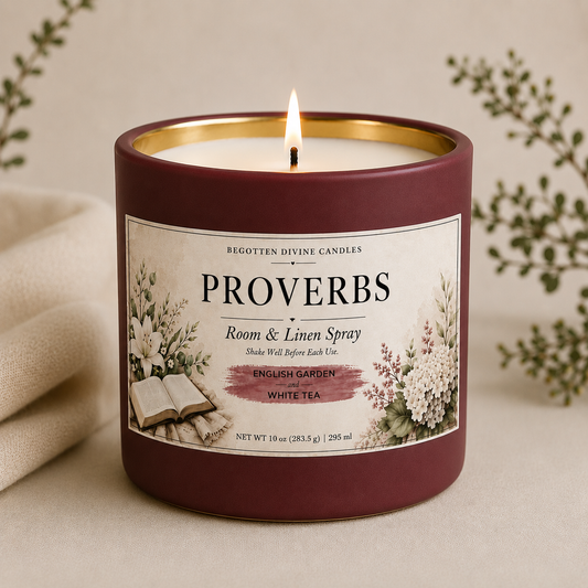 Proverbs | Gold Vessel Candle | 10 oz