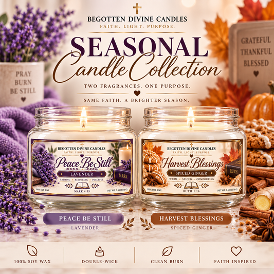 Seasonal Candle Collection | 8 oz Double-Wick Candles