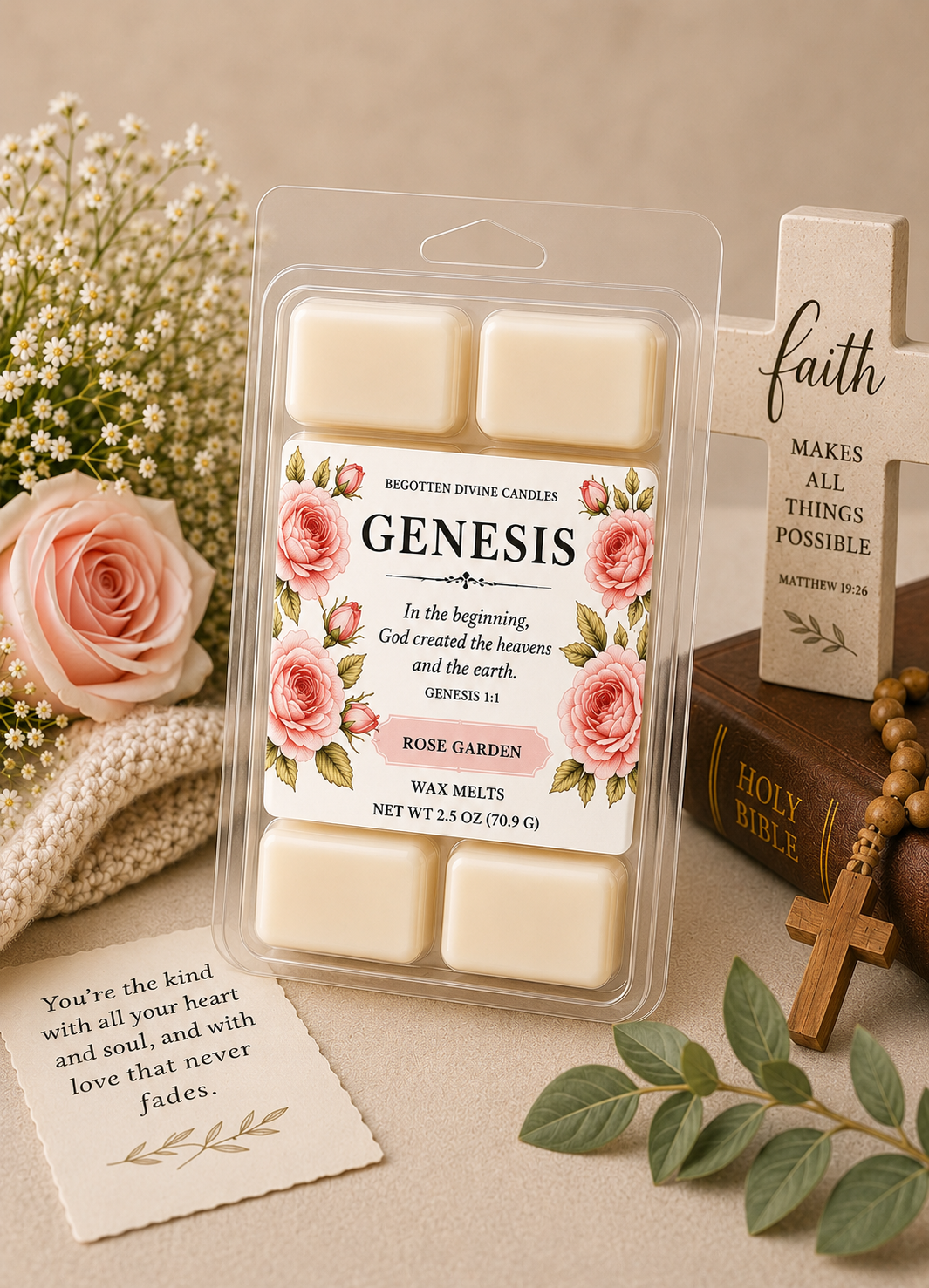 Genesis | 8 Cavity Wax Melts | 2.5 OZ